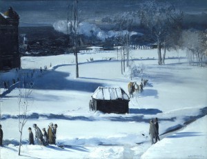 Blue Snow, The Battery (1910, oil on canvas, 34