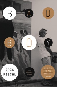Book jacket front.  Photo of Eric Fischl © 1993 by Gérard Rondeau.