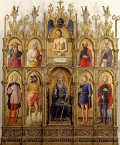 Antonio Vivarini, Pesaro Polyptych (1464). Pinacoteca Vaticana.