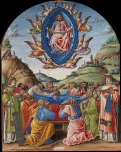 Bartolomeo Vivarini, The Death of the Virgin (1485, tempera on wood, 74¾