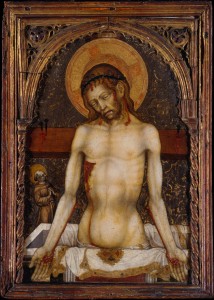 Michele Giambono, Man of Sorrows (c. 1430, tempera and gold on wood, 21⅝