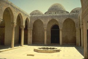 View of Interior Courtyard with Pool, Madrasa al-Firdaws. Photo taken no later than 2012.
